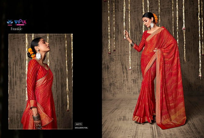 Frankie By Vipul  66204-66215 Printed Sarees Catalog